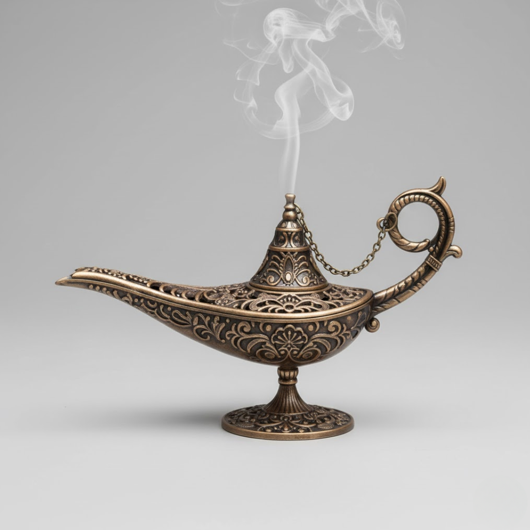 Lamp Metal Incense Burner Scented & Unscented Candle Holder